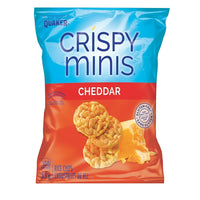 Quaker - Crispy Minis Cheddar Galettes de Riz Brun - 33 g - paquet de 32 -Fromage cheddar
