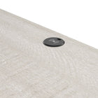 Ameriwood Home - Bureau d'ordinateur à piédestal simple Knox County Blanc - 131,8cm L x 76,2cm H x 60,9cm P - Rustique-8