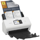Brother - ADS-3300W Scanner de bureau sans fil haute vitesse pour les petits bureaux et bureaux à domicile-Compact, il numerise en un seul passage jusqu'à 40 ppm.