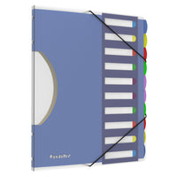 Pendaflex - Range-documents intelligent à fermeture élastique avec 10 intercalaires  - format lettre-Gérez le désordre et les piles de papier rapidement et facilement en les classant dans les 10 sections