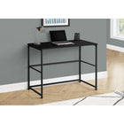 Monarch Specialties - 7776 Bureau 40 po - Noir/Metal Noir-Polyvalent dans n'importe quel bureau à domicile, fini de tous les côtés