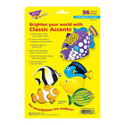 Trend Enterprises 6" DieCut Fish Friends Classic Accents, 108 Pack-Placer sur des calendriers pour marquer des jours et des événements spéciaux ou ajouter une touche spéciale à des cadeaux et des friandises