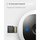 eufy Security - Caméra de surveillance éclairante intérieure et extérieure Cam Pro 2K de eufy Security - blanc-Projecteur intégré