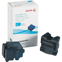 Xerox Bâtons d'encre solide Colour Qube 108R00926, cyan, paq./2-Rendement : jusqu'à 4400 pages
