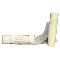 Rouleau de gaze non stérile, 4 po x 5 verges, paquet de 36-Éponges de gaze non stériles,12 épaisseurs