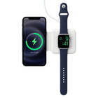Apple - Chargeur double Magsafe-Avec sa stabilité et son design pliable, il est pratique et s’emporte partout