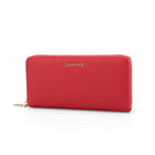 Champs - Portefeuille zippé RFID - Rouge-Protection RFID