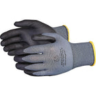 Superior Glove Works Ltd. - Gants À Paume Enduite De Pvc Dexterity Moyen/8, Rêvetement Mousse De Pvc, paquet de 12-Revêtement Mousse de PVC