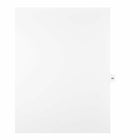 Mark Maker – Onglets séparateurs juridiques blancs, 1/15 onglets, format lettre, sans trous, numéro 84, 25/paquet-Onglets séparateurs blancs, 1/15 onglets