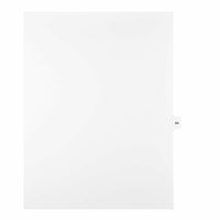 Mark Maker – Onglets séparateurs juridiques blancs, 1/15 onglets, format lettre, sans trous, numéro 84, 25/paquet-Onglets séparateurs blancs, 1/15 onglets