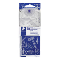 Staedtler® – Ensemble de mathématiques Xcellence, 10 pièces-Pointe de sécurité sur le compas et les séparateurs