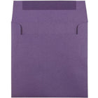 JAM Paper Enveloppes carrées format invitation avec fermeture gommée, 8 1/2 x 8 1/2 po, violet foncé, 1000/paquet-Taille : 8 1/2 x 8 1/2 po