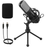Microphone de studio Ergopixel avec trépied - Noir-Microphone de studio