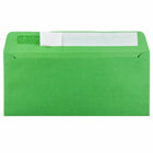 JAM Paper #10 Enveloppes de couleur professionnelles avec fermeture à peler et sceller - 4 1/8" x 9 1/2" - Vert recyclé - Paquet de 100-Taille : #10 (4,13 x 9,5 pouces)