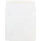 JAM Paper Enveloppes carrées de 8 x 8 po, blanc, 50/paquet-Intérieur vierge où écrire un mot personnalisé