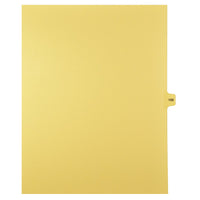 Markmaker - 25 tabs/PQT,5 PQT/Boite, Intercalaires imprimes Legal, Chamois, 1/15th coupe| format lettre, sans trous, Numero 158-Intercalaires imprimes Legal