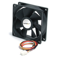 StarTech  Roulement à billes pour ventilateur de boîtier silencieux avec connecteur TX3, 92 x 25 mm-Une conception à double roulement garantit une fiabilité et une durée de vie prolongée