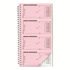 Livret de messages téléphoniques Blueline – 10 3/4 po x 5 3/4 po – Français-Couverture blanche souple