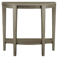 Monarch Specialties - 2452 Table D'Appoint - 36 po L/Console Taupe Fonce-Fini tendance de style vieux bois taupe foncé