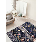 ECARPETGALLERY - Tapis Morocco Classic Bleu 6'7" x 9'6"-Rectangle