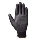 Forcefield - Gants de travail polyvalents - enduits de paume - moyens - noirs-Les applications comprennent l'assemblage électronique et automobile, ainsi que la manipulation de petites pièces. 