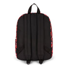 The Rolling Stones - Collection The Core - Sac à dos avec ouverture principale zippée - Noir/Rouge-Poche avant zippée pour votre téléphone et votre portefeuille