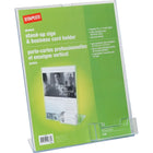 Staples - Affiche oblique avec porte-cartes professionnelles Superior Image, 11 x 8 1/2 po-Bords polis pour un aspect de qualité et pour rehausser votre message