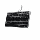 Satechi - Clavier filaire Slim W1 USB-C-Disposition QWERTY complete, touches de fonction pratiques et touches retroeclairees reglables - le tout avec une connexion filaire sans tracas