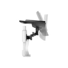 Support de bureau pour moniteur simple TRACE d’Ergotron 45-630-216 - Blanc-Hauteur réglable : 28 cm (11 po)
