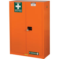 JustriteMD – Armoire de rangement pour préparation aux situations d’urgence, 43 x 18 x 63 po, 315 lb, orange-Accès protégé et rapide à des fournitures d’urgence lors d’un désastre