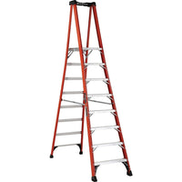 Louisville – Échelle fibre de verre calibre industriel, plateforme pleine grandeur, 11 pi, FXP1800, acier inoxydable (FXP1808HD)-Hauteur nominale (pi) : 11 pi