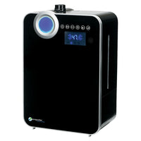 PureGuardian® – Humidificateur ultrasonique Elite H8000BCA à vapeur chaude et froide, 120 h, avec capteur intelligent-La technologie ultrasonique émet silencieusement une fine vapeur chaude ou froide qui procure un soulagement des symptomes causés par un air trop sec