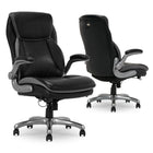 Serta - Fauteuil de direction Brinkley SMT, 27 1/2 po l x 30 po P x 43 po à 46 po H - Noir-9