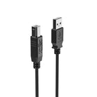 NXT Technologies - Câble USB-A mâle/B mâle, 6 pi, noir (NX29749)-Câble dâ€™imprimante USB noir