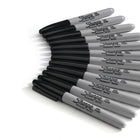 Sharpie - Marqueurs permanents - pointe fine - noir - paquet de 12-Crée des marques permanentes sur la plupart des surfaces difficiles à marquer