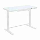 Uncaged Ergonomics - Bureau assis/debout électrique à hauteur réglable Rise Up - Blanc-Passez facilement de la position assise à la position debout