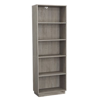 Sauder - 433887 La Collection Sundar Bibliothèque avec 5 tablettes - Finition Mystic Oak-Trois tablettes réglables. 