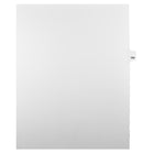 Markmaker - Intercalaires imprimes Legal, Blanc, 1/25th coupe, format lettre, sans trous, 25 tabs/PQT, 5 PQT/Boite, Numero 109-Intercalaires imprimes Legal