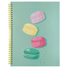Staples Cahier à spirales - 8 po W x 10 po L - Macaron - 80 feuilles lignées-Cahier à spirales avec pages perforées