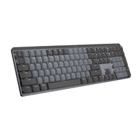 Logitech - MX Mechanical Clavier Sans Fil Rétroéclairé Performant - Commutateurs Cliquables-Frappe Mécanique Fluide : Le clavier MX Mechanical avec boutons tactiles offre une sensation accrue et flux avec moins de bruit. Commutateurs Tactile et Linéaires aussi disponibles