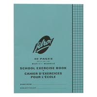 Cahier d'exercices pour l'école Hilroy - quadrillé 4:1 po - 40 pages - paquet de 25-Format des 20 feuilles: 7 1/8 po x 9 1/8 po