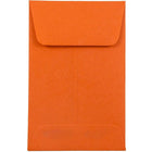 JAM Paper - Enveloppes à monnaie no 1, 2,25 x 3,5 po, papier recyclé Brite Hue orange, 500/paquet-Enveloppes à monnaie