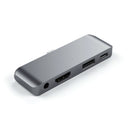 Satechi Hub USB-C Pro Mobile - Gris sidéral-USB-C