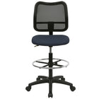 Flash Furniture – WLA277NVYD Tabouret de dessinateur, bleu marine-Tabouret de dessinateur contemporain