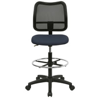 Flash Furniture – WLA277NVYD Tabouret de dessinateur, bleu marine-Tabouret de dessinateur contemporain