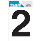 HeadLine - Numéro 2 autoadhésif, 3 po-À reflet