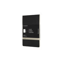 Moleskine – Bloc-notes Professionnel, grand format, noir-96 pages, papier de couleur ivoire, 5 po x 8,25 (po)