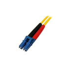 StarTech  Câble de raccordement à fibre optique duplex monomode LC à LC, 4m-Convient aux installations aux codes de construction restrictifs, cote LSZH