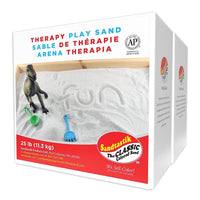 SandtastikMD – Sable d’art thérapeutique, gros grains, blanc naturel, 50 lb-Se compresse lorsqu’humide