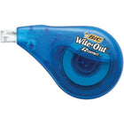 BIC - Wite-Out EZ Correct Ruban correcteur - blanc - ruban résistant à la déchirure - Paquet de 12-RÉSISTANT À LA DÉCHIRURE : Le ruban correcteur BIC Wite Out est conçu pour durer et est un ruban correcteur sur film résistant à la déchirure